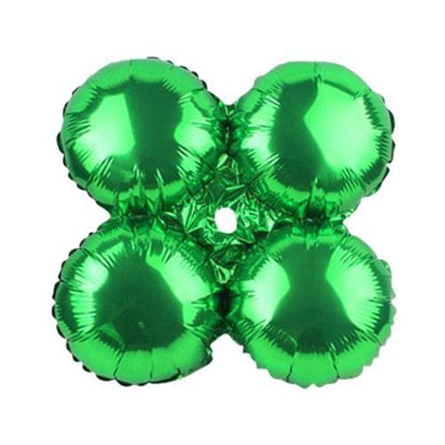 17in Quad Metallic Green Balloon