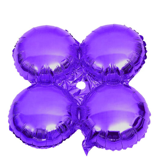 17in Quad Metallic Purple Balloon