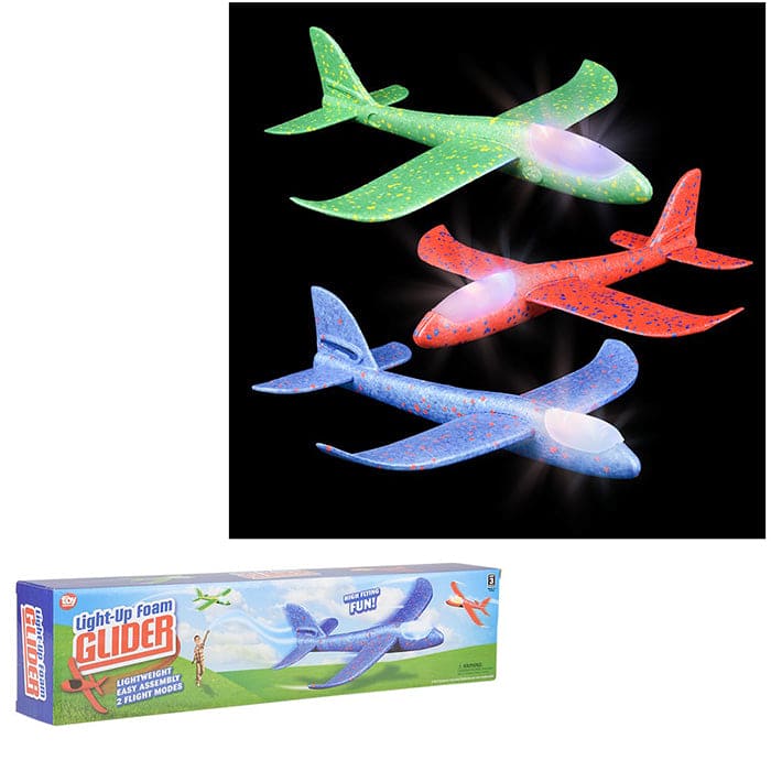 Light-Up Foam Glider 18in