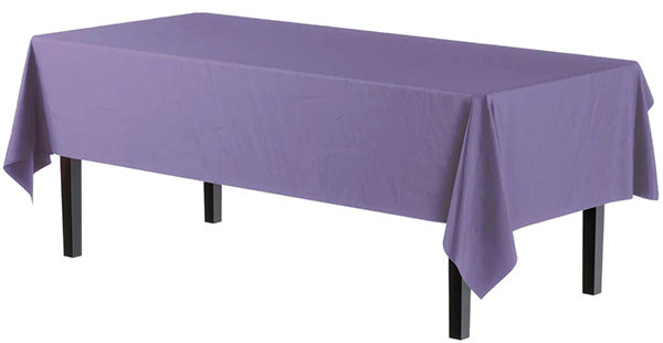Lavender 54 x 108in Plastic Table Cover