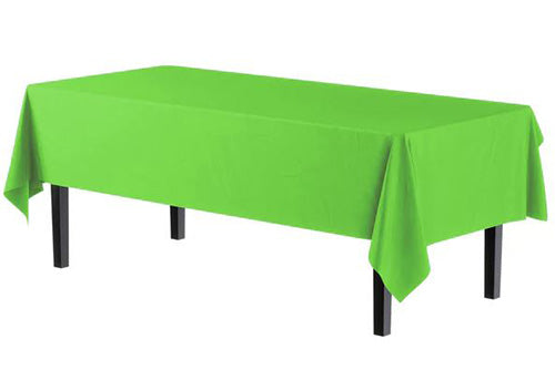 Lime Green 54 x 108in Plastic Table Cover