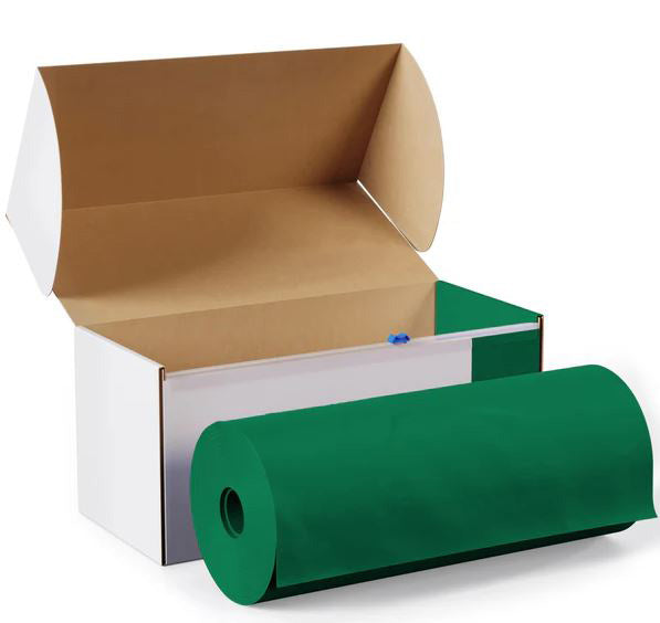 Emerald Green - 54in x 100ft Boxed Plastic Table Roll