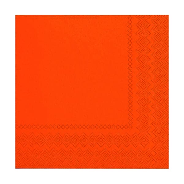 2-Ply Beverage Napkins Orange 50ct