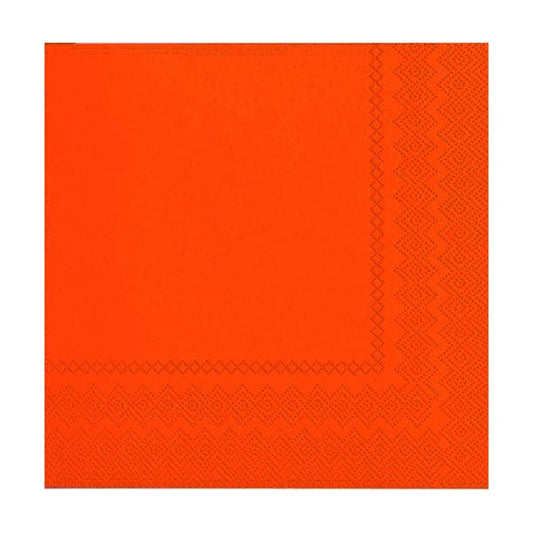 2-Ply Beverage Napkins Orange 50ct