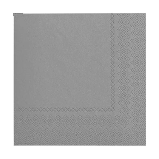 2-Ply Beverage Napkins Silver 50ct