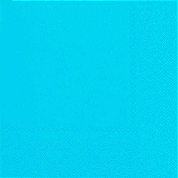 2-Ply Lunch Napkins Turquoise 50ct