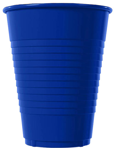 Dark Blue 12oz Plastic Cups 50ct