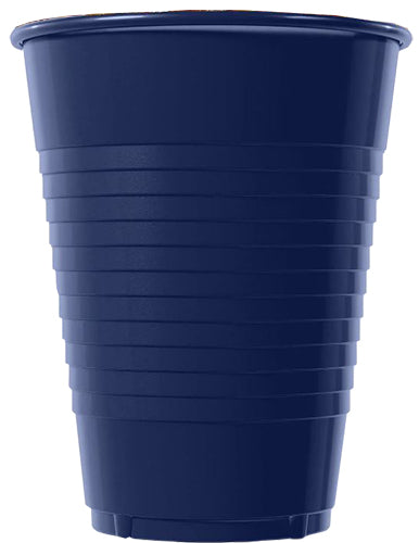Navy 12oz Plastic Cups 50ct