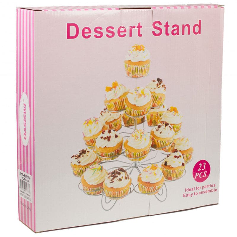 4 Tier Wire Spiral Cupcake Stand