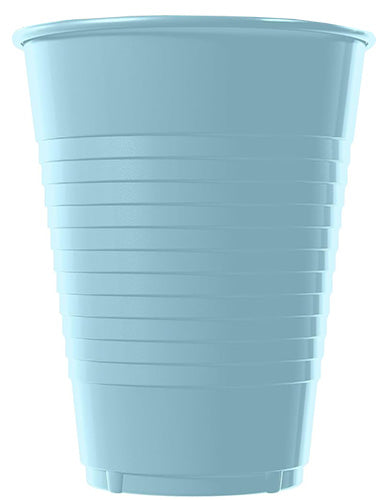 Light Blue 12oz Plastic Cups  50ct