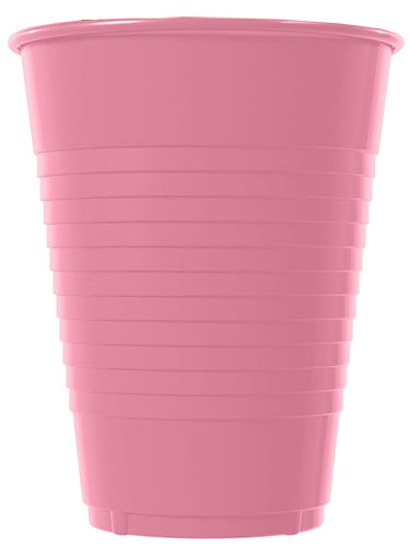 Pink 12oz Plastic Cups 50ct
