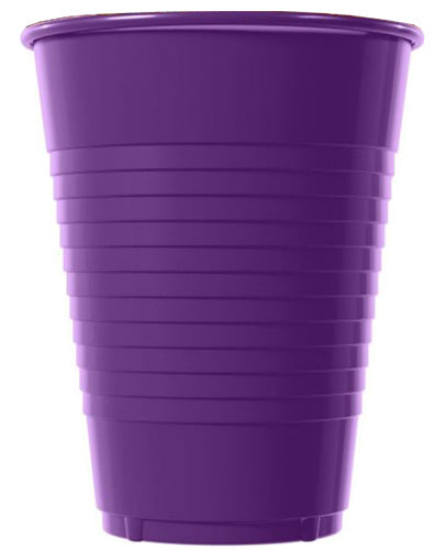 Purple 12oz Plastic Cups 50ct