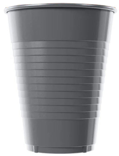 Silver 12oz Plastic Cups 50ct