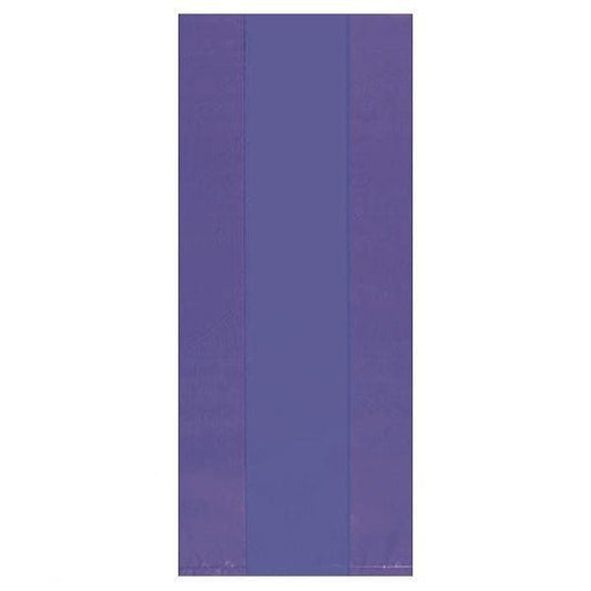 New Purple Large Cello Party Bags 25 Ct