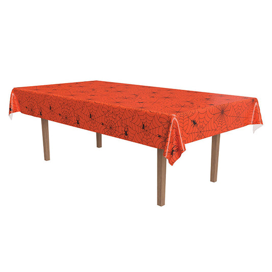Spider Web 54 x 108in Plastic Table Cover