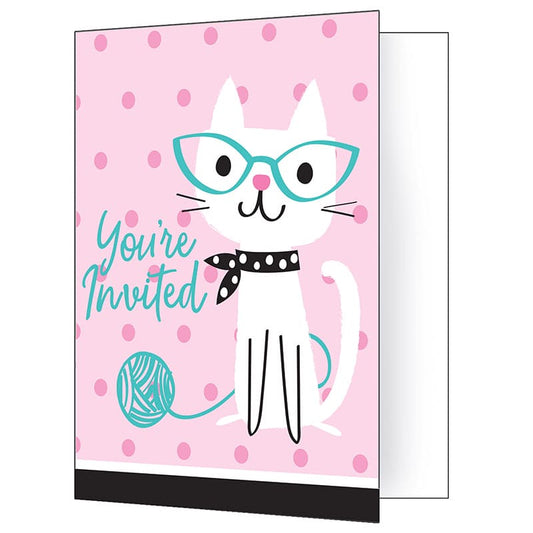 Purr-fect Party Invitations