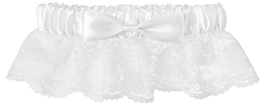 White Lace Garter