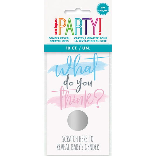 Scratch -off Gender Reveal Boy