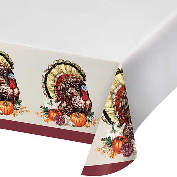 Vintage Turkey 54 x 96in Paper Table Cover