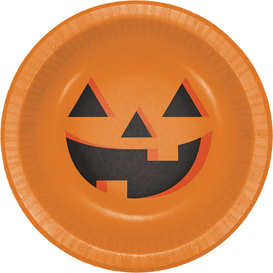 Halloween Pumpkin 20oz  Paper Bowls 8ct