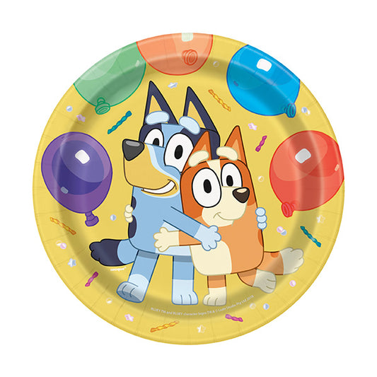 Bluey 7in Round Luncheon Paper Plates 8ct