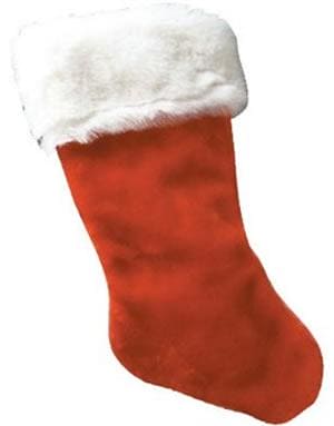 Deluxe Plush Christmas Stocking 16in