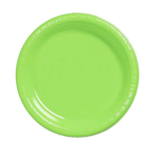 Kiwi 7in Round Luncheon Plastic Plates