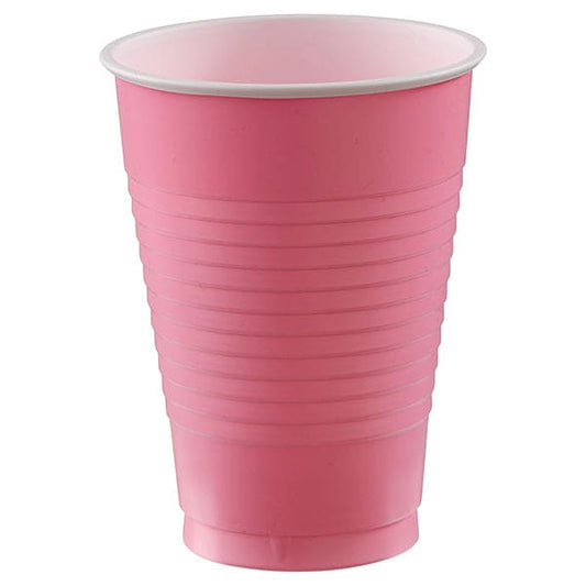 Pink Plastic 12oz Cups 20 Ct