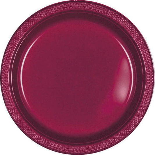 Berry 10.25in Round Banquet Plastic Plates 20ct