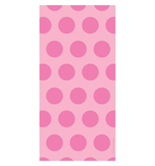 Candy Pink Dots Cello Bags 20 Ct