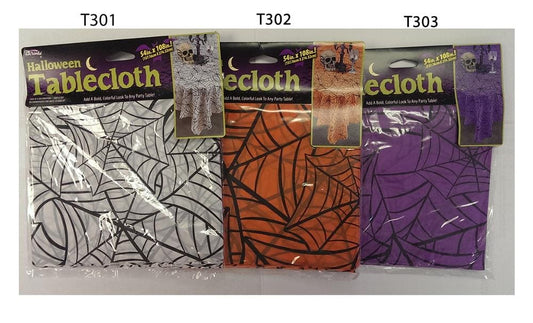 Halloween Spiderweb Tablecover 54in x 108in.
