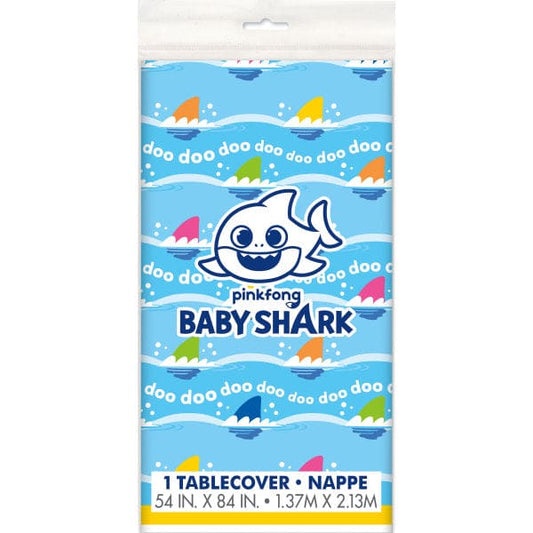 Baby Shark 54 x 84in Plastic Table Cover
