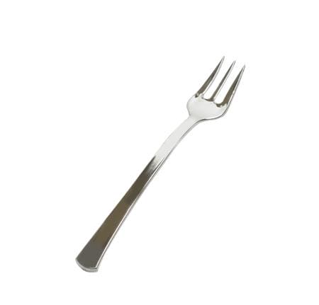 Plastic 4in Tiny Silver Forks