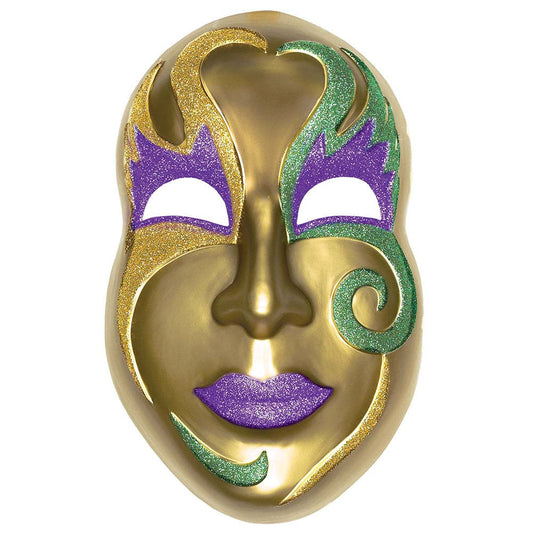 Mardi Gras Jumbo 3D Face Mask