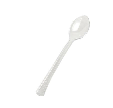 Clear Plastic 4in Tiny Taster Spoons