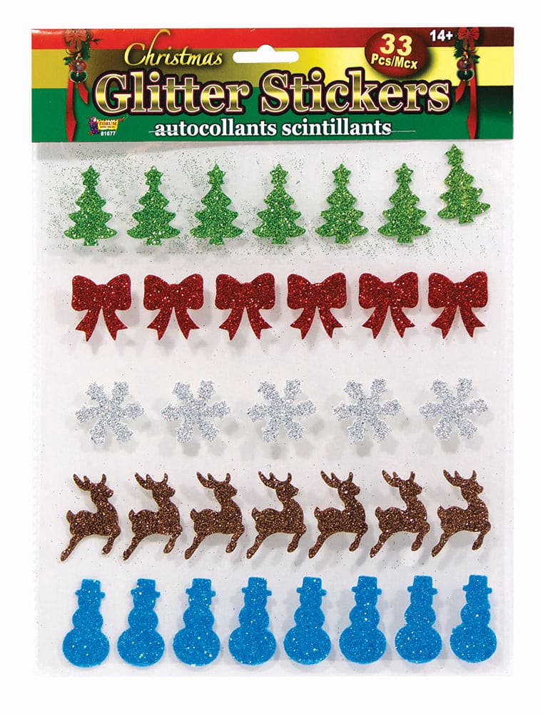 Christmas Glitter Stickers