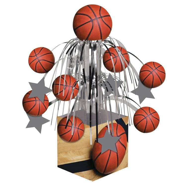 Sports Fanatics Basketball Foil Cascade Centerpiece