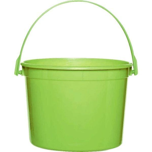 Kiwi Green Plastic Favor Bucket