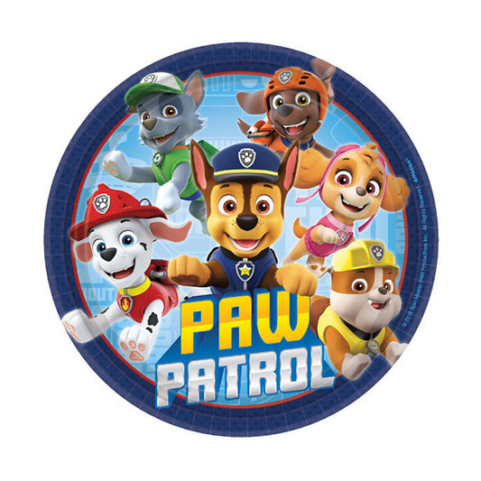 Paw Patrol Adventures 7in Round Luncheon Paper Plates