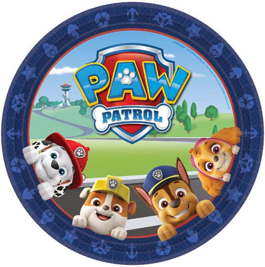 Paw Patrol  Adventures 9in Round Dinner Paper Plates