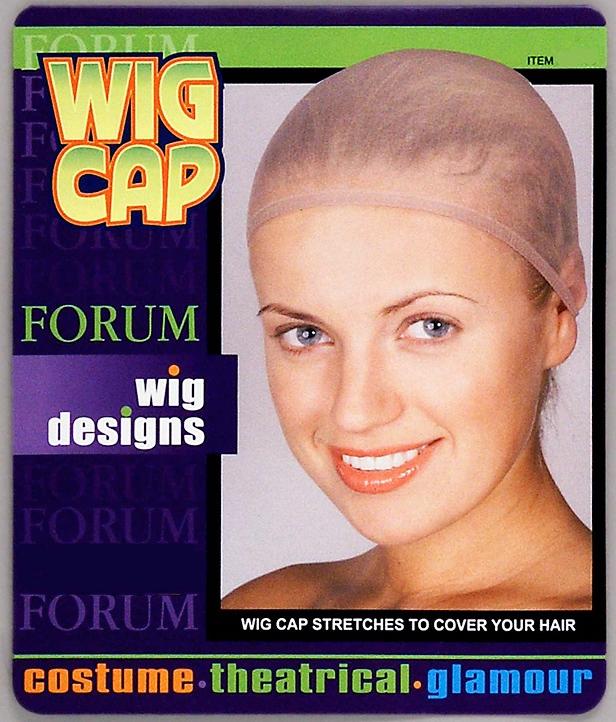 Dark Brown Adult Wig Cap