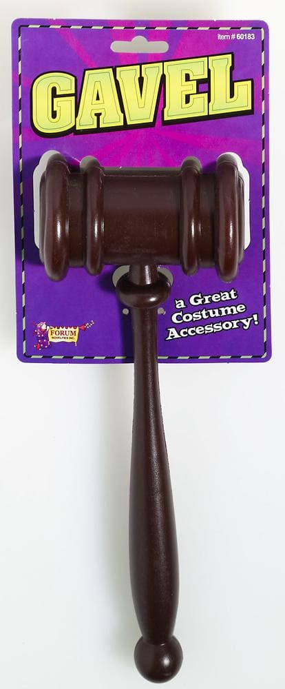 Judge Gavel Plastic 10.5in