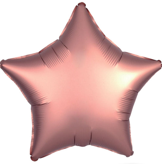 19" Star Shape Pink Chrome Balloon