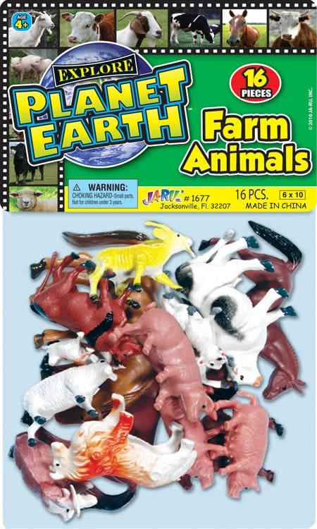 Farm Animals 16 Piece Set