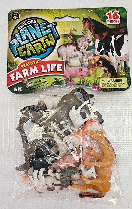 Farm  Animals 16 Piece Set