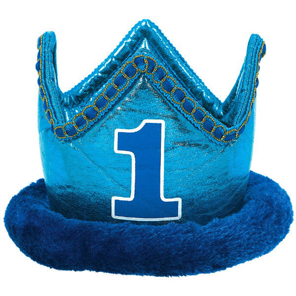 1st Birthday Boy Novelty Crown