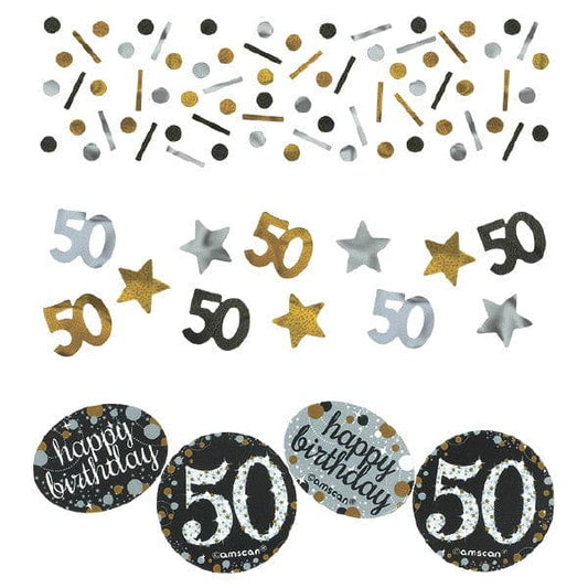 Sparkling Celebration 50th Birthday Confetti