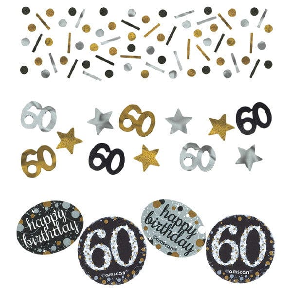 Sparkling Celebration 60th Birthday Confetti