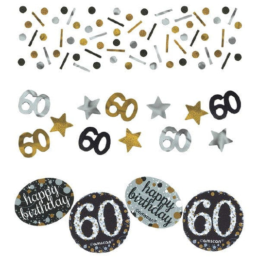 Sparkling Celebration 60th Birthday Confetti