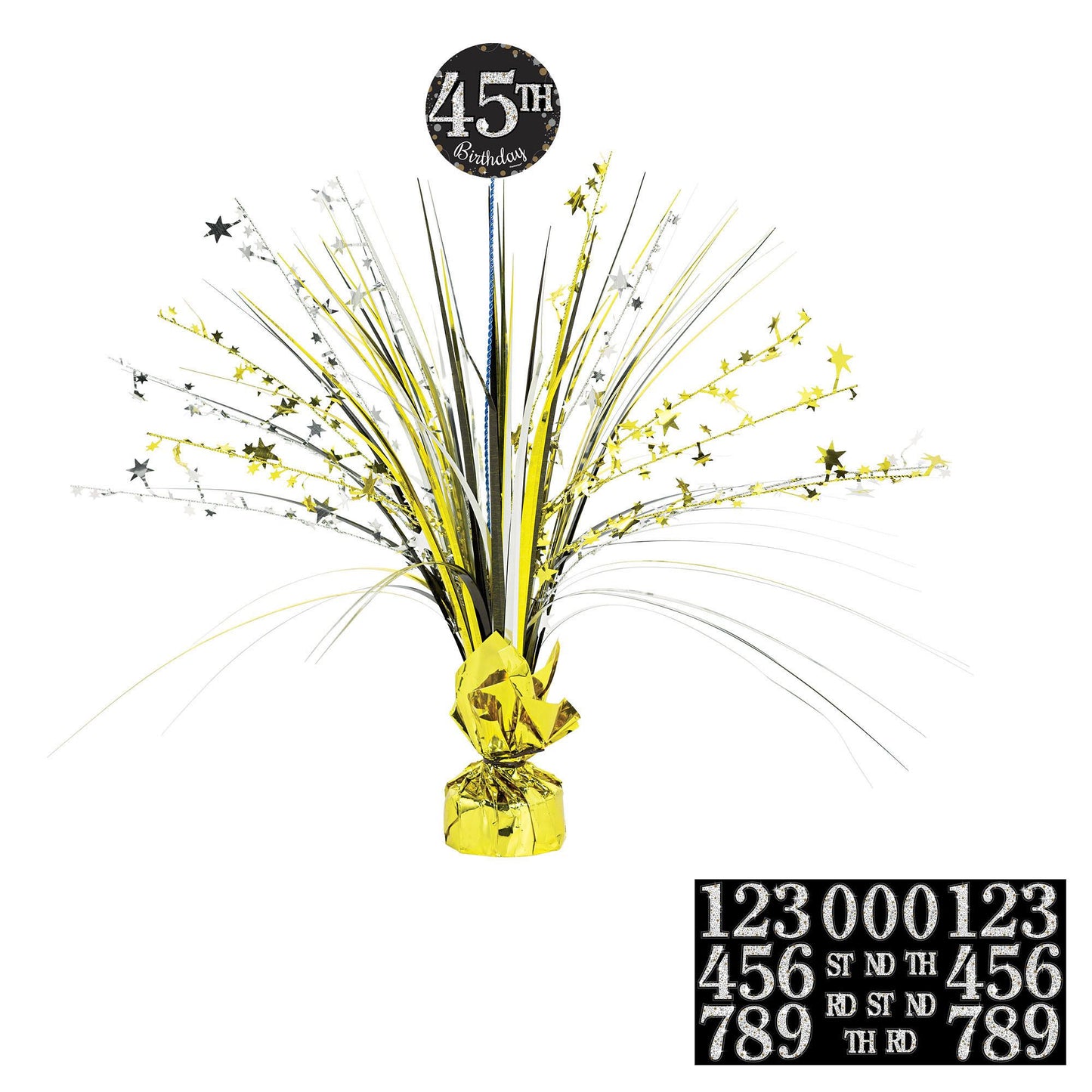 Sparkling Celebration Add-Any-Age Spray Centerpiece